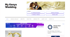 Desktop Screenshot of mykenyaweddings.com